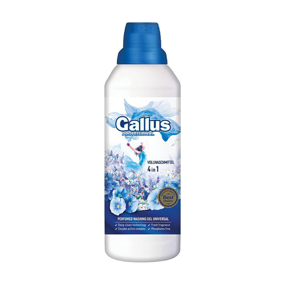 Гель для прання Gallus Professional Concentrated 4 в 1 Universal універсальний, 28 циклів прання, 1 л